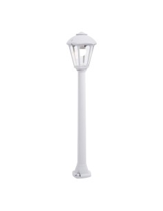 Farol baliza exterior con poste modelo Giaffa en resina IP55 23W