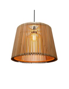 Lampada a sospensione Okinawa bambù marrone 39 cm IP44