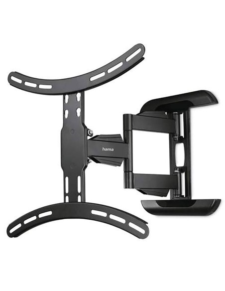 Suporte de parede para TV com dois braços articulados 35 kg preto
