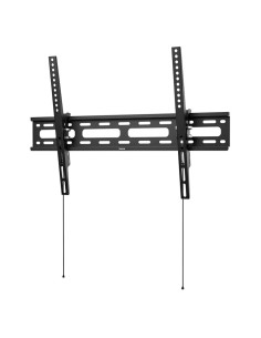 Suporte de Parede para Televisor Preto Reclinável 32 a 75 Polegadas Carga 40 kg