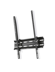 Suporte de Parede para Televisor Preto Reclinável 32 a 65 Polegadas Suporta 35 kg
