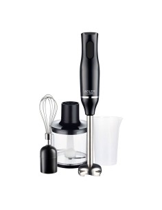 Frullatore a immersione con tritatutto e bicchiere AD4620 nero 800W