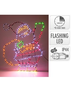 Figure LED Père Noël 321 LEDs 70 cm