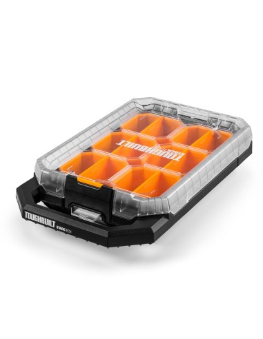 Organizzatore Stacktech compatto a basso profilo con coperchio trasparente IP65