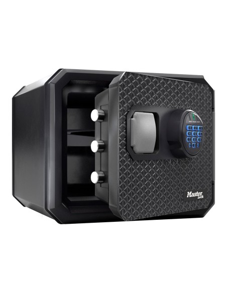 Fireproof and waterproof safe with electronic lock, 22.9 L
