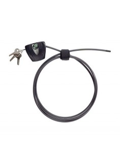 Adjustable Python braided steel cable with key ø0.5 x 180 cm