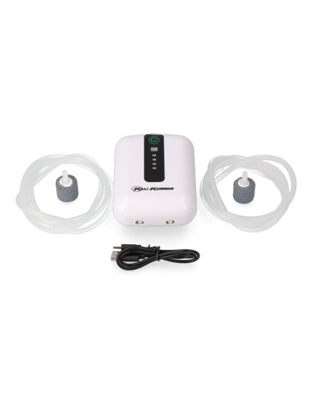Submersible Oxygenator 1.5W with 2 Outputs and 35-Hour Runtime
