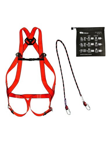 Climax 10 basic plus fall arrest harness kit with ø11 mm rope and mod30 connector