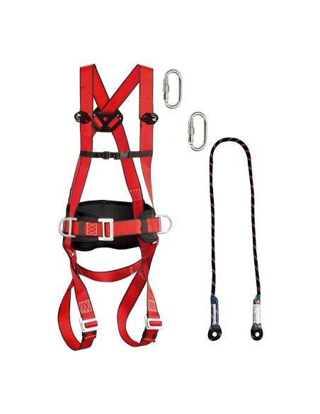 Kit de arrimo Maxipro com corda semi-estática de 1,5 m e conectores Climax30