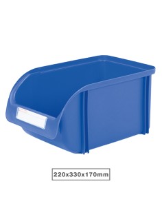 Stackable Polypropylene Drawer Blue 220x330x170mm 12 Liters