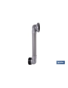 Manguito Horizontal de Conexión Ajustable Ø90 mm para Inodoro