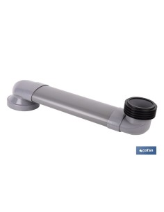Manguito Horizontal de Conexión Ajustable Ø90 mm para Inodoro 2