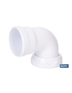 1 1/2 Thread Elbow with Gland and Lock Nut Polypropylene 2