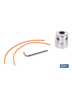 5x15x22 cm Aluminum Multi-Cord Head for Brush Cutter 2