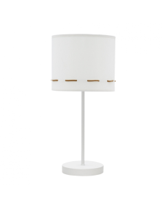 Lampe de table série Trazos textile marron E14