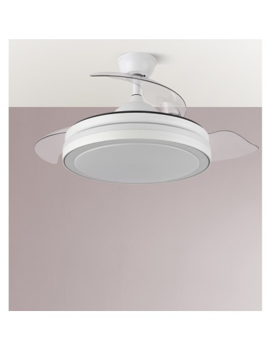 Ventola da soffitto DC Esparta Plus 107 cm con LED integrato e telecomando