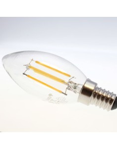Ampoule bougie C35 E14 6W filament rétro éclairage variable 2