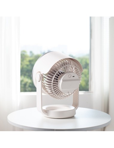 Split-Tischventilator mit AC-Motor und wiederaufladbarer 5V-Batterie