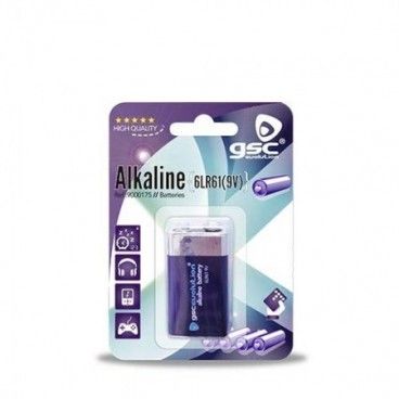 Batteria alcalina GSC evoluzione di una batteria da 9V, Blister pack 1, È