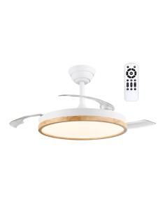 Ventilatore LED Chief con pale retrattili e telecomando