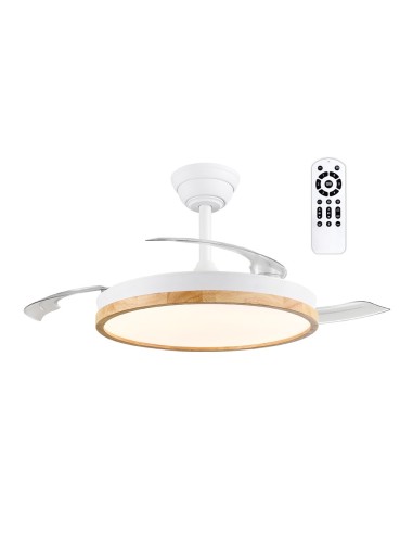 Ventilatore LED Chief con pale retrattili e telecomando