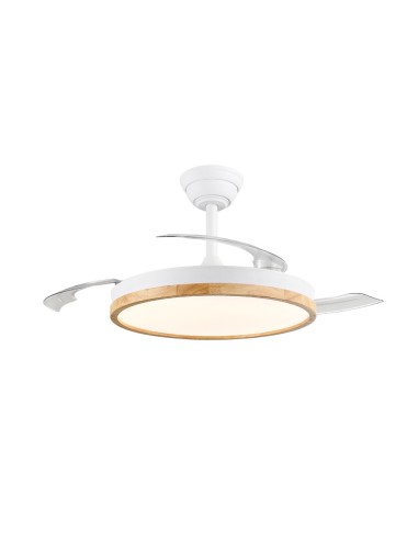 Ventilatore LED Chief con pale retrattili e telecomando