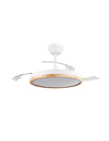 Ventilatore LED Chief con pale retrattili e telecomando
