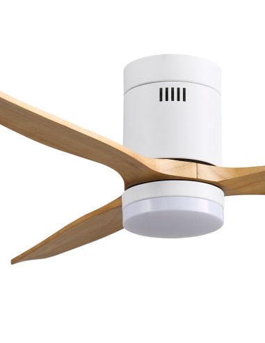 Ventilatore da soffitto LED Nine Eco 20W con luce CCT e telecomando