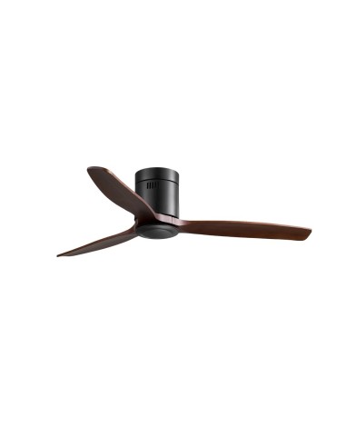Ventilatore da soffitto Nine Eco Nero 122 cm con luce LED CCT e telecomando