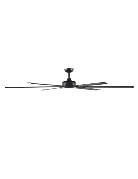 Deckenventilator Avon 180 cm schwarz DC-Motor mit LED-Licht