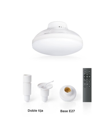 Venty 19W LED Fan Bulb E27 White with Remote Control