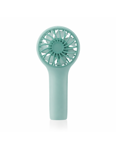 Ventilateur de main rechargeable vert 3 vitesses