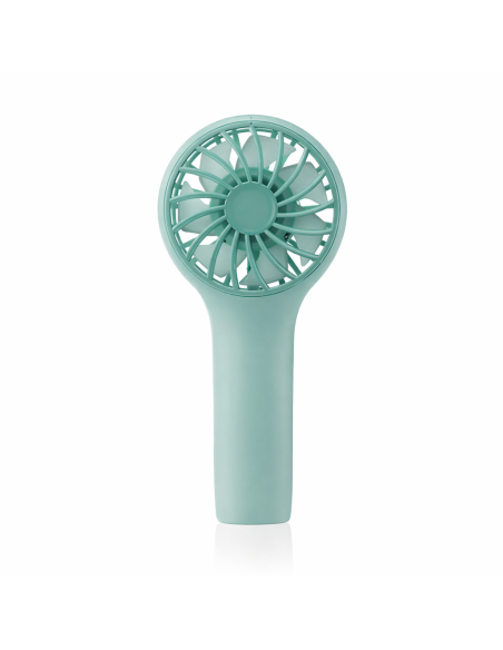Ventilateur de main rechargeable vert 3 vitesses