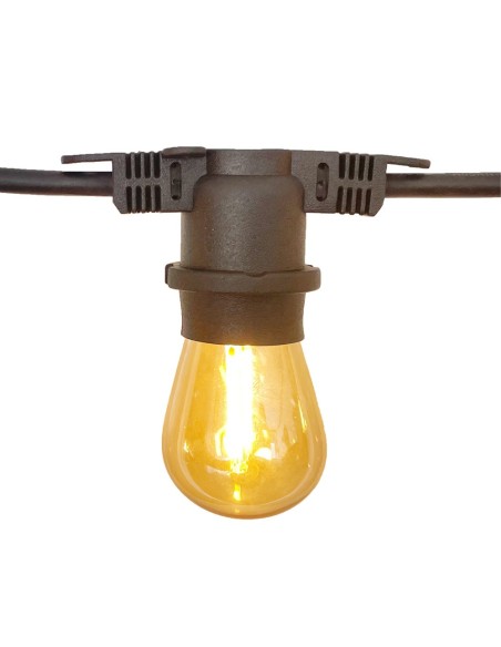 E27 Outdoor String Light 5.7M IP54 (10 Lights)