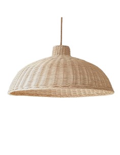 Écran en rotin Addu blanc 580x280 mm