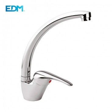 SINGLE-LEVER FAUCET FOR SINK - HIGH SPOUT - SERIES "H2O" - EDM