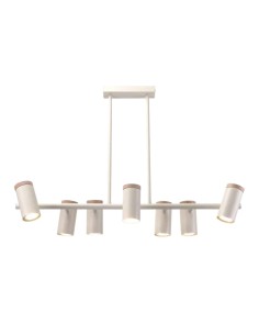 Seven-light Gio pendant GU10 cream finish
