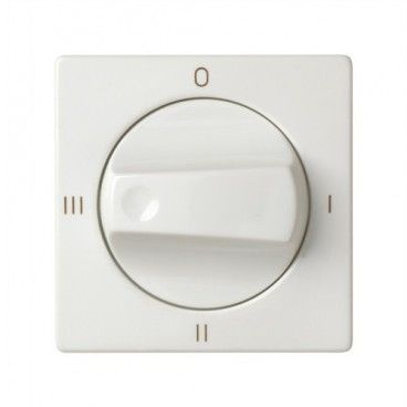 Tapa+boton conmutador rotativo 4 posic. blanco SIMON 82079-30