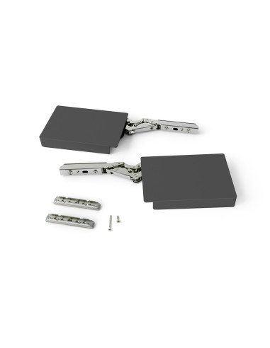 Sistema de compases Altius Lift para puertas elevables sin bisagras, gris antracita