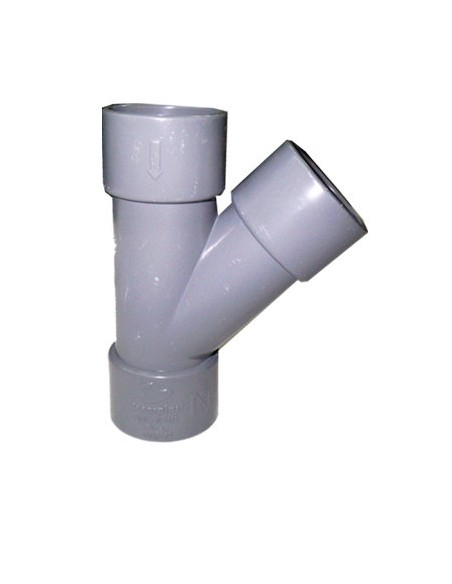 Accessorio idraulico in PVC TES MH 45° da 160
