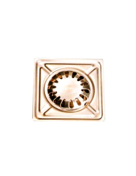 Chromium-plated sheet drain 200 mm