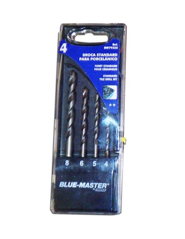 Blue Master Ceramic Drill Bit Set 4-5-6-8 mm BW79325