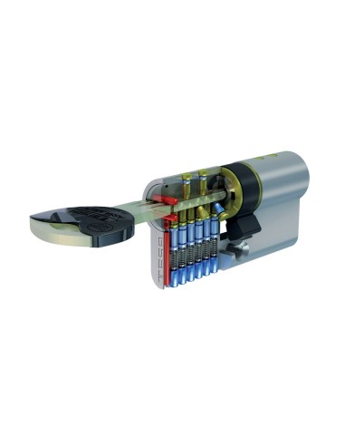 Cilindro ad alta sicurezza TESA TX85/ 30 x 30 LN R15 leva lunga