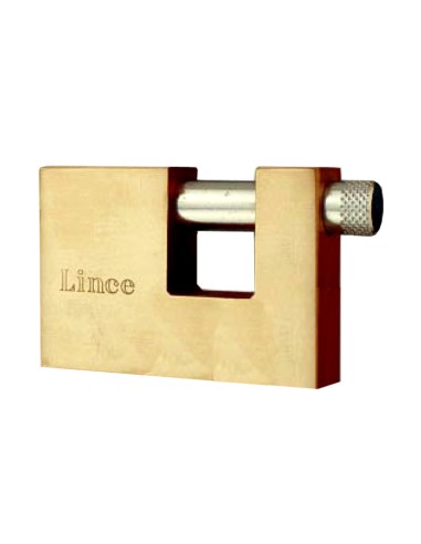 Lince 700-90 brass padlock shutter lock