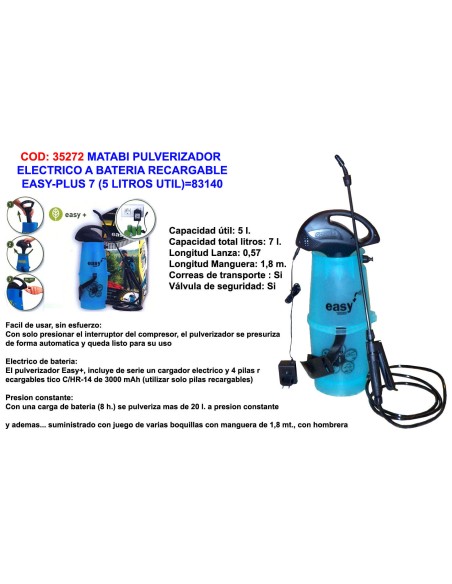 MATABI Electric Sprayer Model ESY 83140