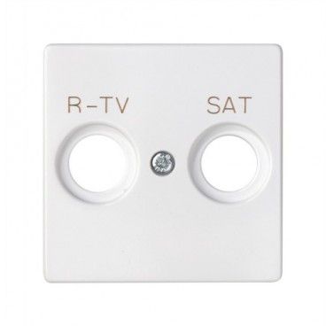 Tapa toma R-TV + SAT blanco SIMON 82097-30