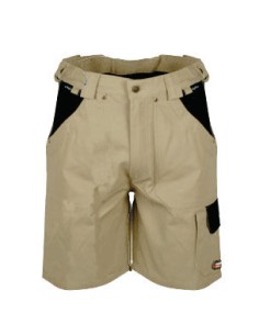 Saragossa Arbeitsshort aus Baumwolle, Beige, Größe 50