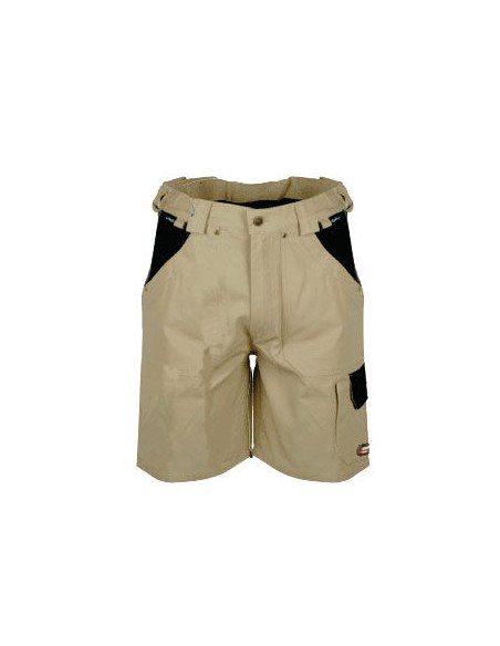 Saragossa Arbeitsshort aus Baumwolle, Beige, Größe 50