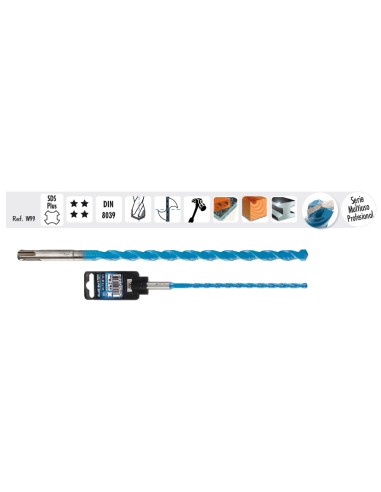 Broca SDS Plus Pro Todo Material 10x210mm