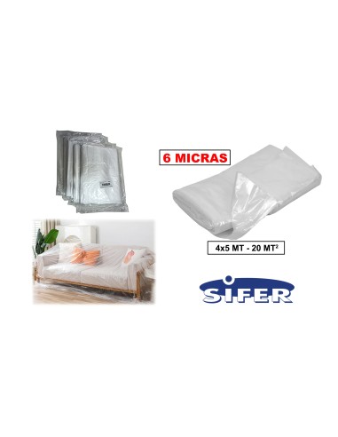 Sifer 6-micron Protective Plastic 20 m2